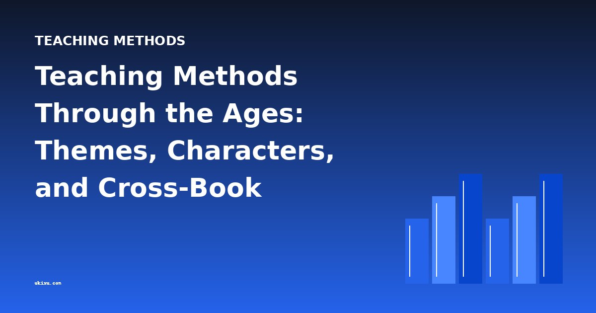 Teaching Methods Through the Ages: Themes, Characters, and Cross-Book Analysis