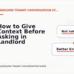 How to Give Context Before Asking in Landlord Tenant Conversation English