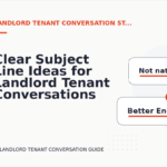 Clear Subject Line Ideas for Landlord Tenant Conversations