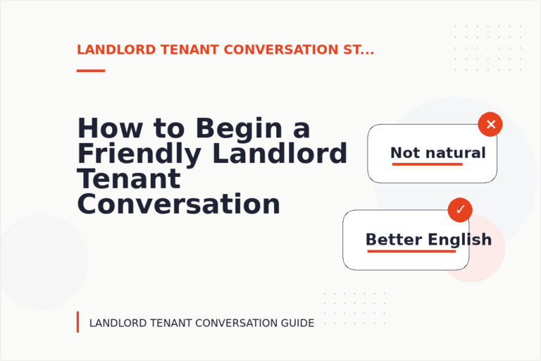 How to Begin a Friendly Landlord Tenant Conversation How to Begin a Friendly Landlord Tenant Conversation