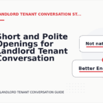 Short and Polite Openings for Landlord Tenant Conversation English