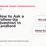 How to Ask a Follow-Up Question in Landlord Tenant Conversation English