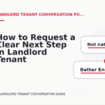 How to Request a Clear Next Step in Landlord Tenant Conversation English