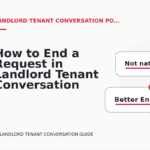 How to End a Request in Landlord Tenant Conversation English