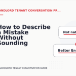 How to Describe a Mistake Without Sounding Rude in Landlord Tenant Conversation English