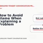 How to Avoid Blame When Explaining a Problem in Landlord Tenant Conversation English