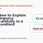 How to Explain Urgency Carefully in a Landlord Tenant Conversation