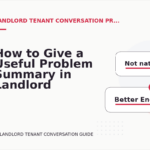 How to Give a Useful Problem Summary in Landlord Tenant Conversation English