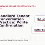 Landlord Tenant Conversation Practice: Polite Confirmation Examples
