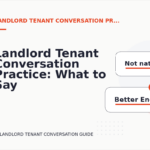 Landlord Tenant Conversation Practice: What to Say Instead