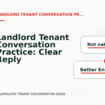 Landlord Tenant Conversation Practice: Clear Reply Patterns