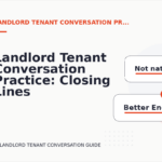 Landlord Tenant Conversation Practice: Closing Lines and Follow-Ups